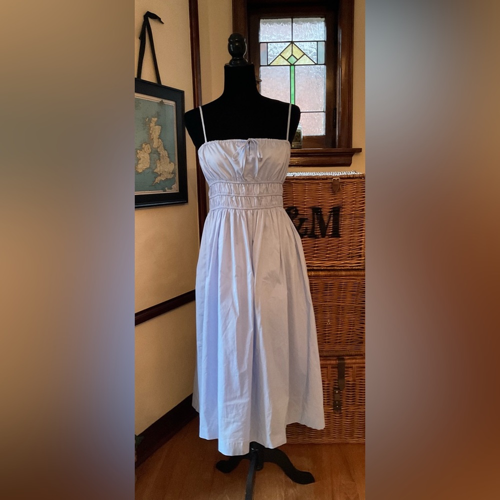 Sunday in Brooklyn White Midi Sundress